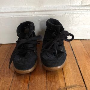 Isabel Marant wedge sneakers in black suede